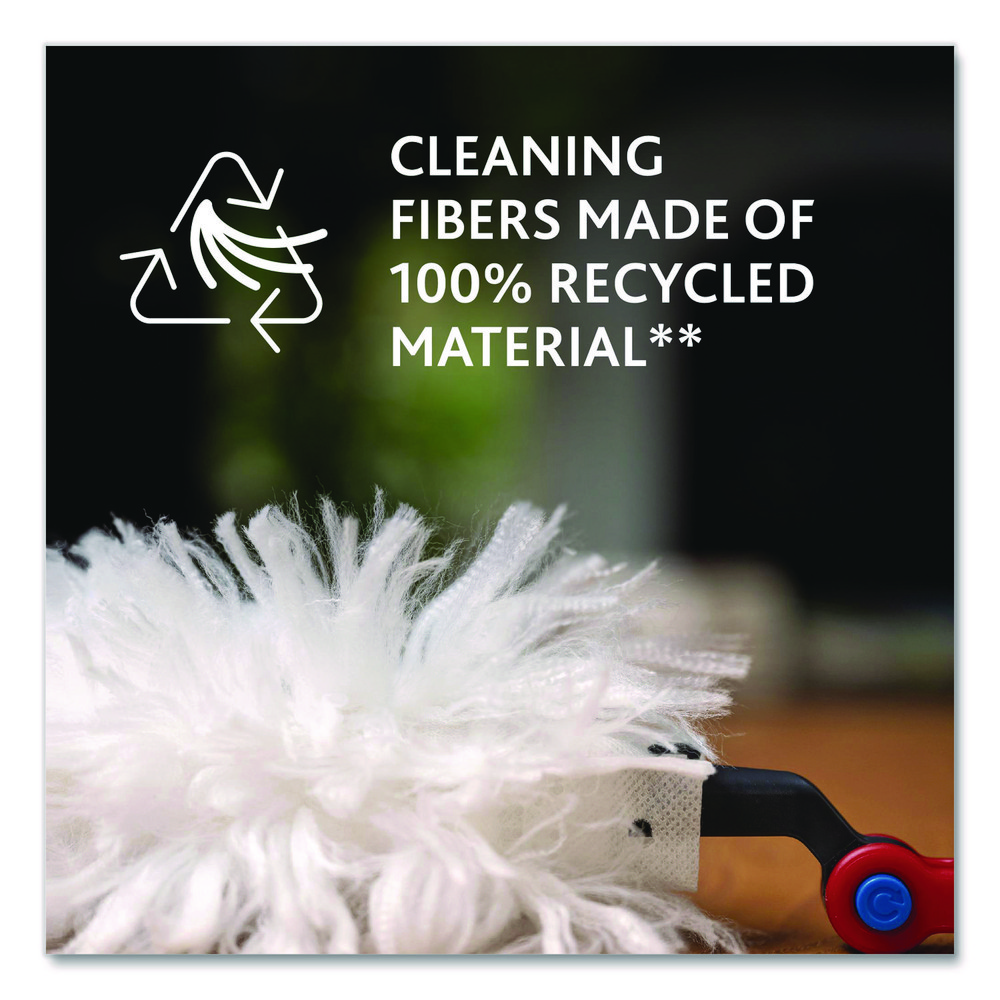 O-Cedar Dust Mop Heads & Pads: Dust Mop Type: Dust Mop Head; Connection Type: Slip-On; Head Material: Synthetic; Head Style: Swivel - FHD172170CT