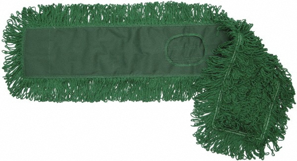 O-Cedar Dust Mop Head: Cotton, 5" OAW, 48" OAL - 96949