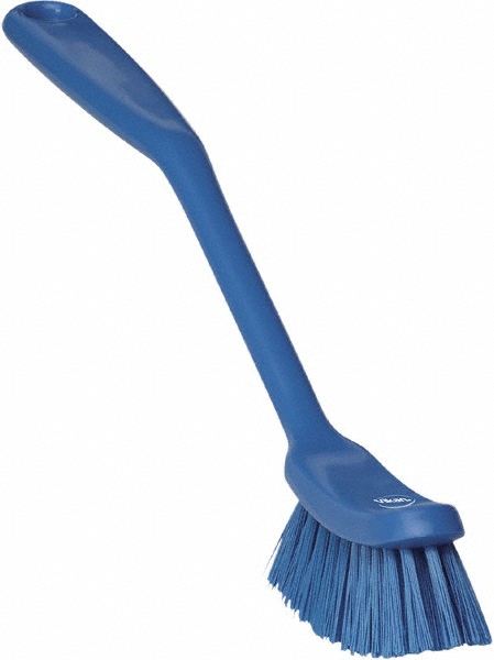Made in USA Food Service Brush: 11" Brush Length, 3" Brush Width, Polyester Bristles - 186423