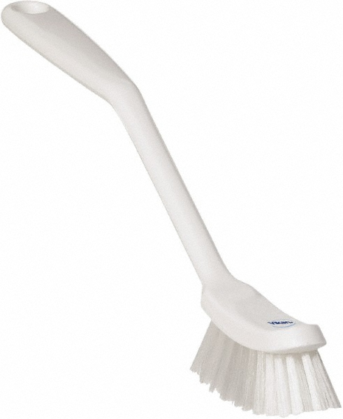 Made in USA Food Service Brush: 11" Brush Length, 3" Brush Width, Polyester Bristles - 186423