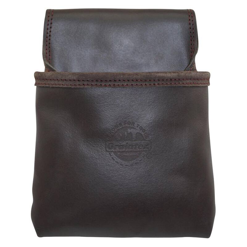 Graintex 1-Pocket Oil Tanned Leather Nail and Tool Pouch - OS2259