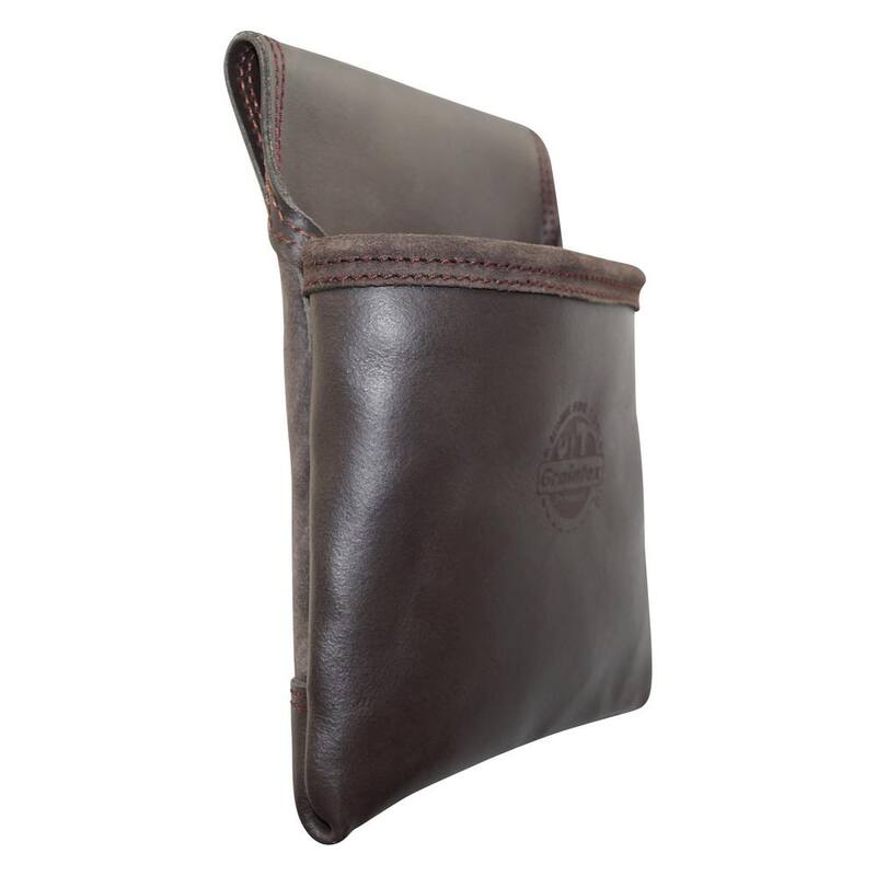 Graintex 1-Pocket Oil Tanned Leather Nail and Tool Pouch - OS2259