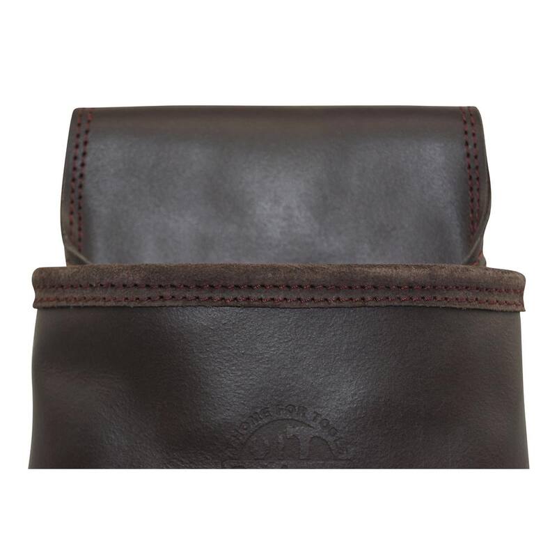 Graintex 1-Pocket Oil Tanned Leather Nail and Tool Pouch - OS2259
