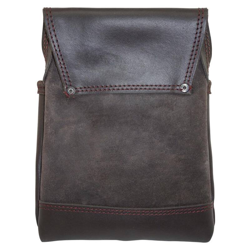 Graintex 1-Pocket Oil Tanned Leather Nail and Tool Pouch - OS2259