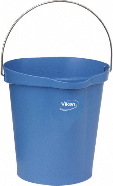 SEYMOUR-MIDWEST 15 Gal, Polypropylene Round Blue Bucket/Pail - 46240
