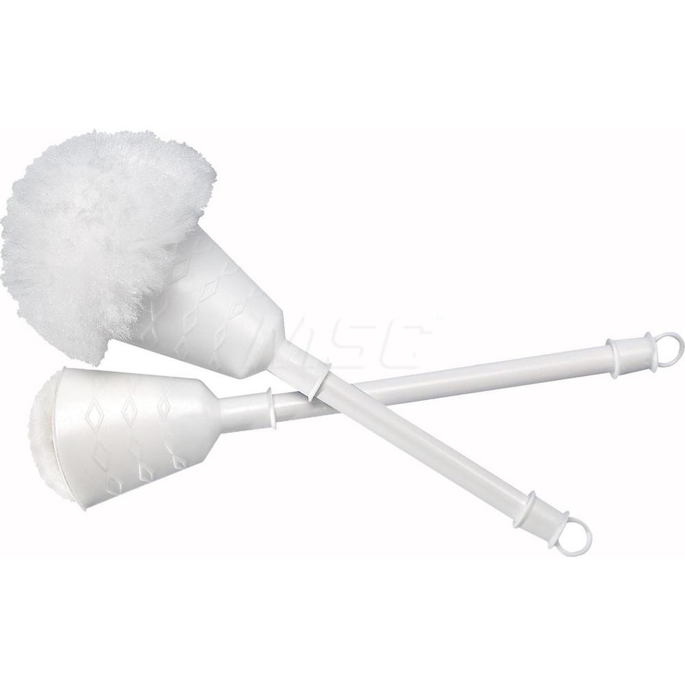 Weiler Toilet Brushes: Toilet Bowl Brush, Toilet Bowl Brush Holder, Straight, Plastic - 75000