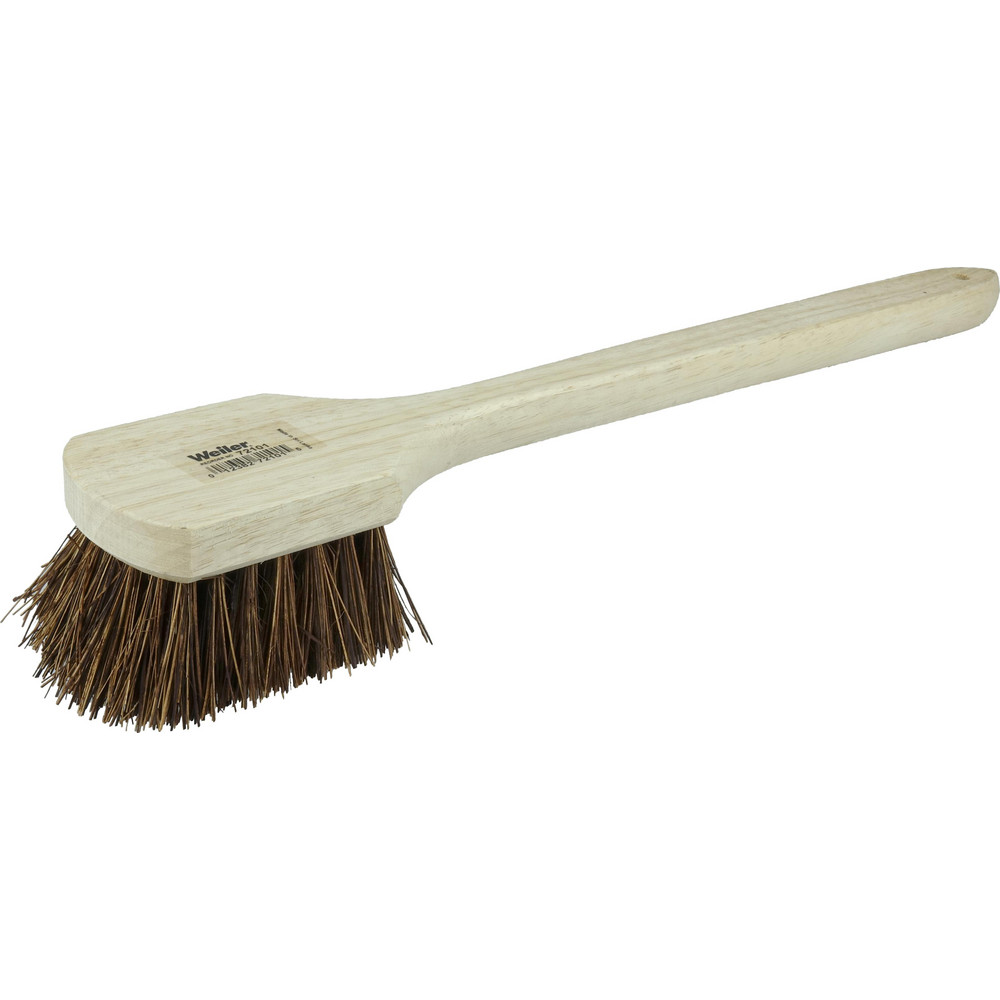 Weiler Scrub & Scouring Brushes: Brush Type: Scrub Brush; Bristle Material: Palmyra; Block Material: Foam; Brush Length: 8 in - 79101