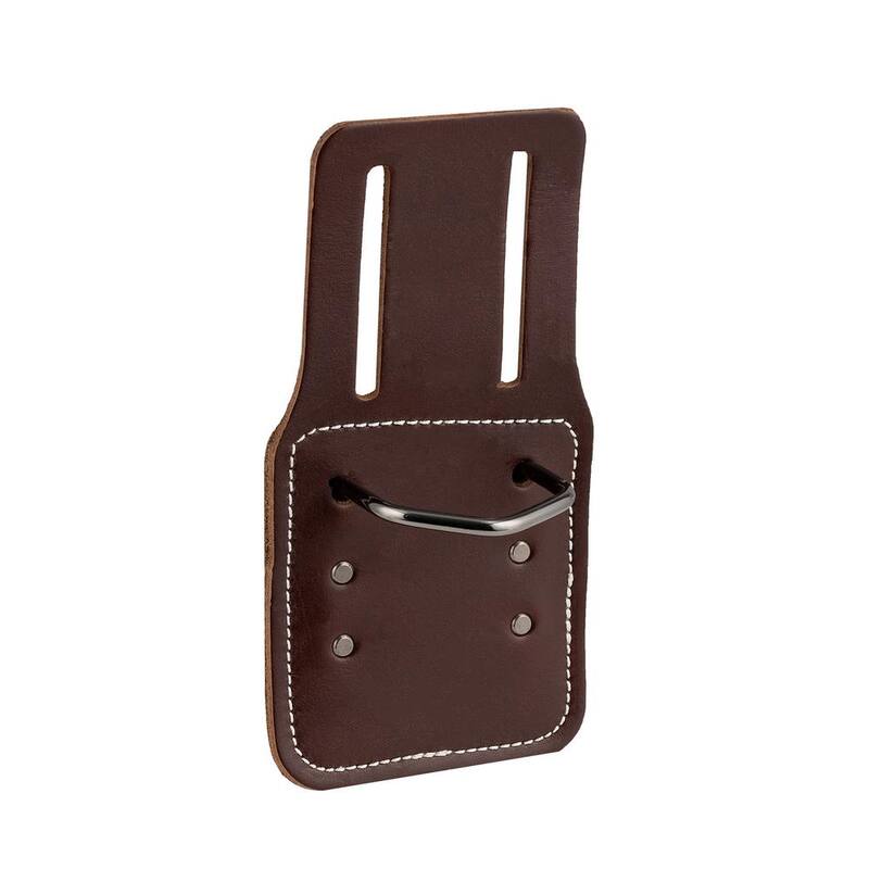 BUCKET BOSS 4.5 in. Leather Hammer Tool Holder for Tool Belts - 55350