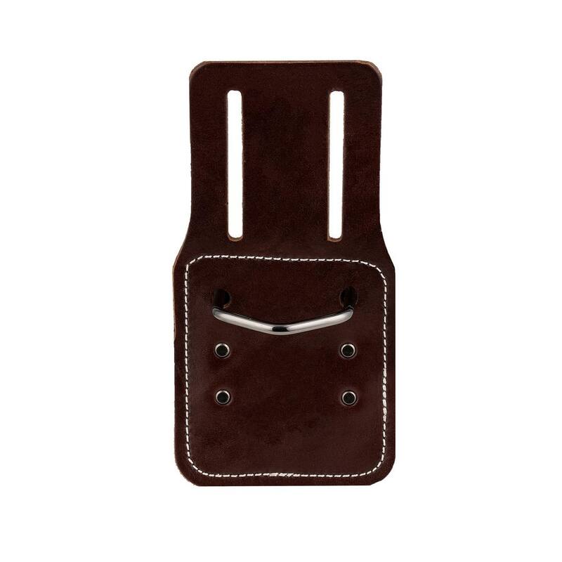 BUCKET BOSS 4.5 in. Leather Hammer Tool Holder for Tool Belts - 55350