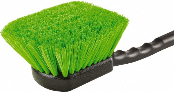 Ames True Temper Scouring Brush: 8" Brush Length, 3" Brush Width, Palmetto Fiber Bristles - 849