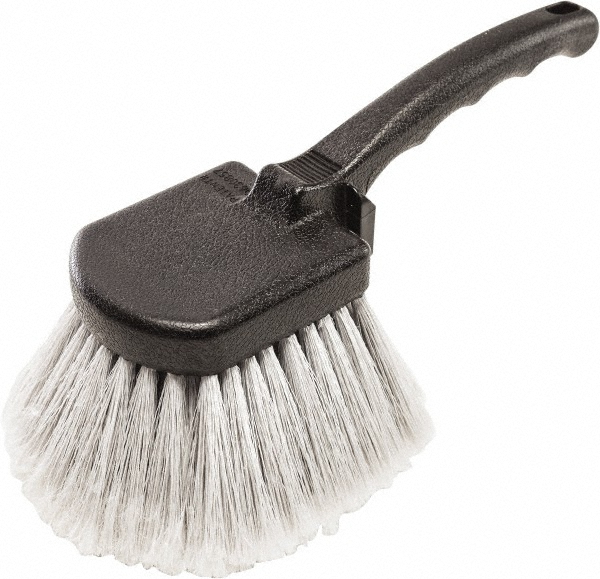 Ames True Temper Scouring Brush: 8" Brush Length, 3" Brush Width, Palmetto Fiber Bristles - 849