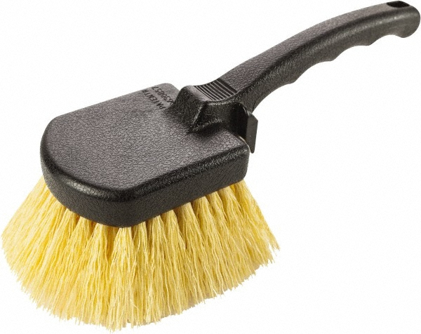Ames True Temper Scouring Brush: 8" Brush Length, 3" Brush Width, Palmetto Fiber Bristles - 849