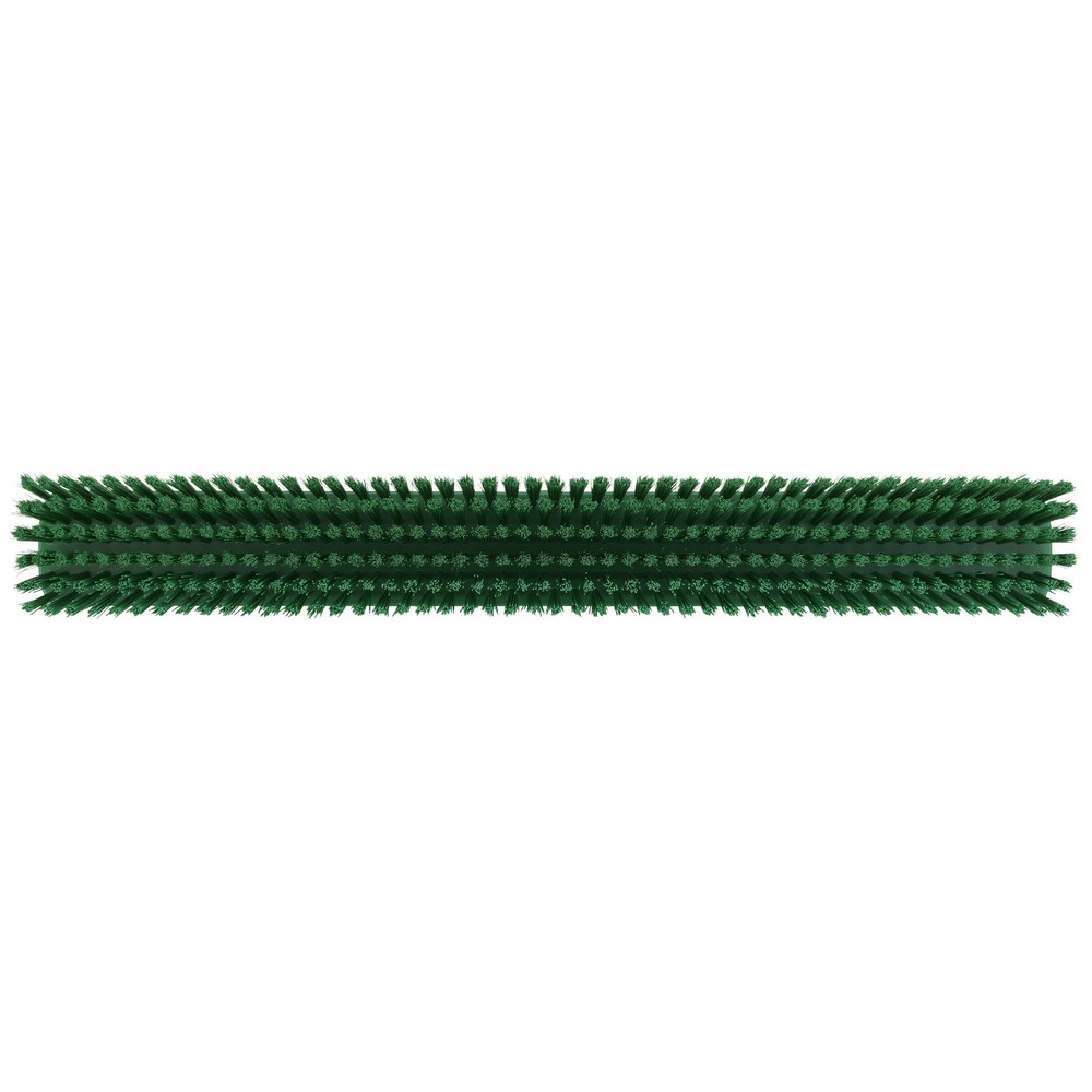 Vikan Heavy-Duty Push Broom, 24.4", Soft/stiff, Green - 31952