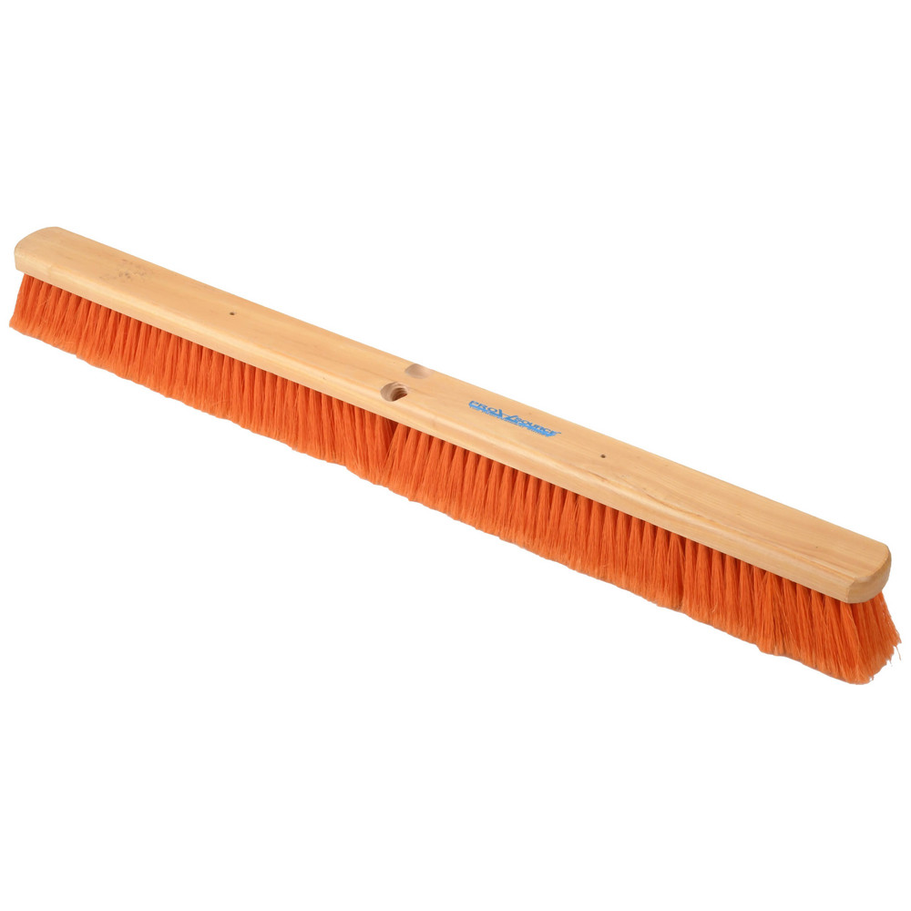 Bon Tool Push Broom: 36" Wide, Plastic Bristle - 12-305