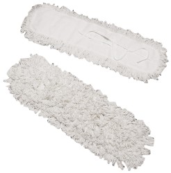 AbilityOne 5X24"LOOPEND WHT 12/PK INHIBITOR A/M DUST MOPHD - 7920015114326