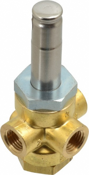 Parker Solenoid Valve: 2-Way & 2-Position, 1/4" Port - 20LC04QN7C7B