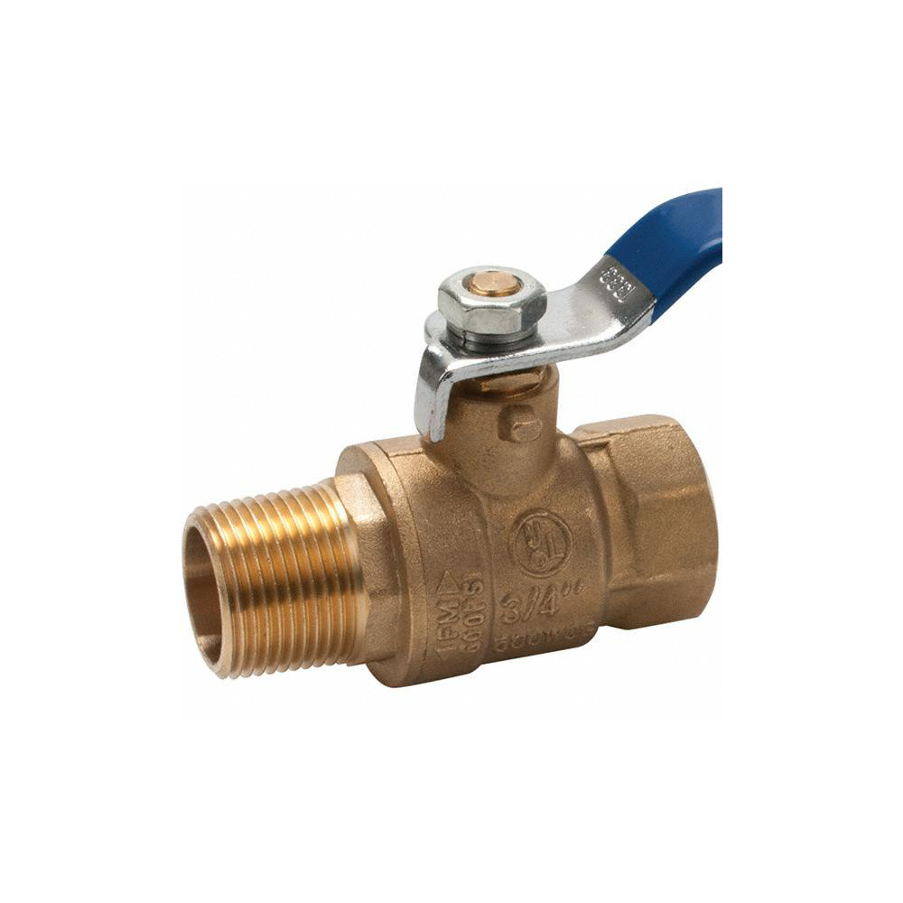 Midwest Control Full Port Manual Ball Valve: 1" Pipe, Full Port - MBB-100NL