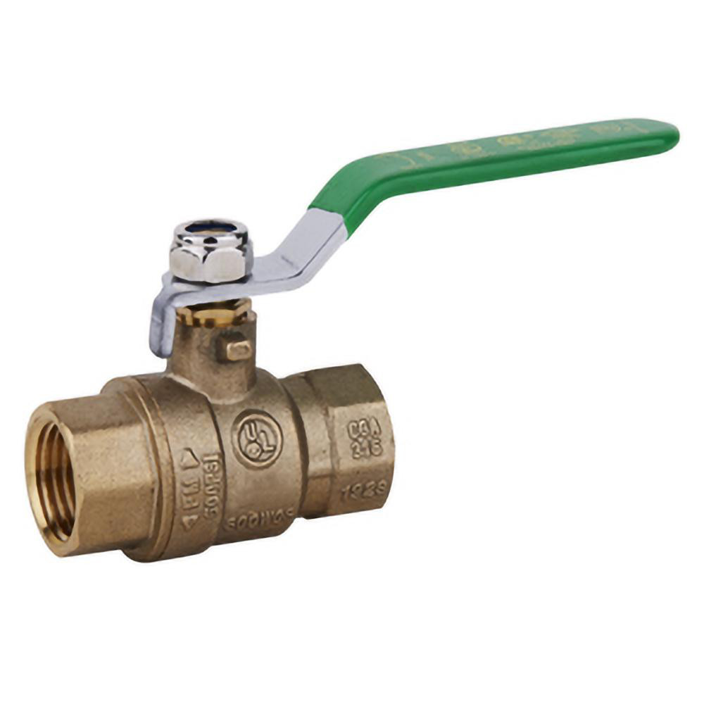 Midwest Control Full Port Manual Ball Valve: 1" Pipe, Full Port - MBB-100NL