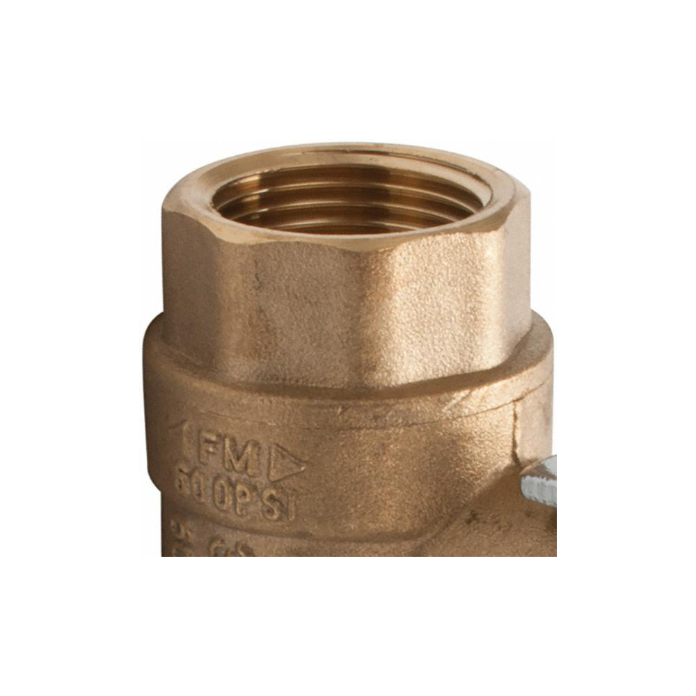 Midwest Control Full Port Manual Ball Valve: 1/2" Pipe, Full Port - FBB-50NL