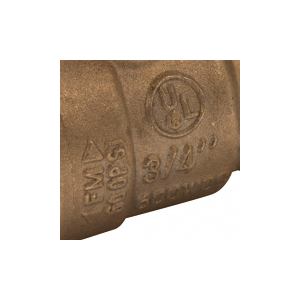 Midwest Control Full Port Manual Ball Valve: 1/2" Pipe, Full Port - FBB-50NL