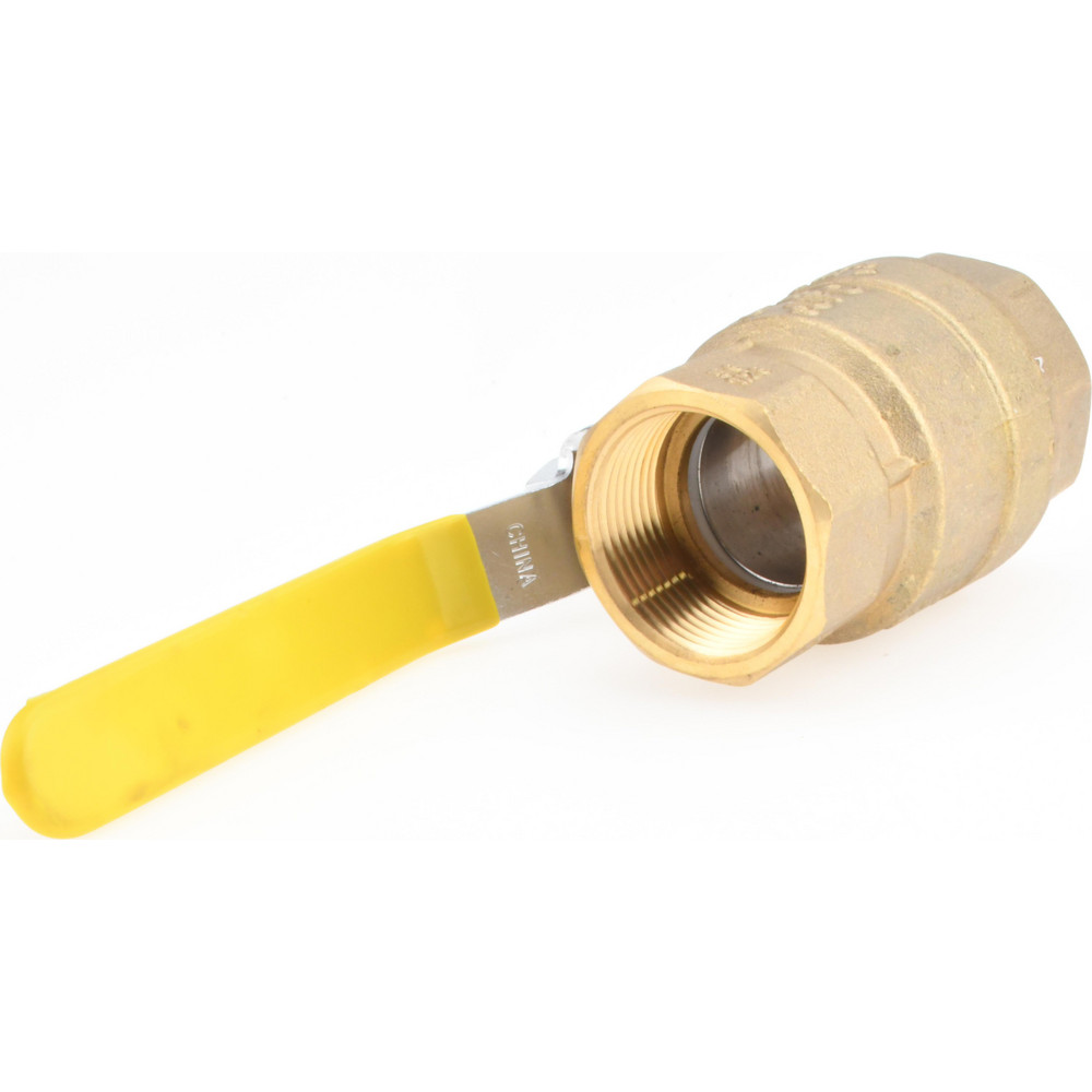 Value Collection Packing Gland Manual Ball Valve: 1-1/4" Pipe, Full Port - 107-826NL