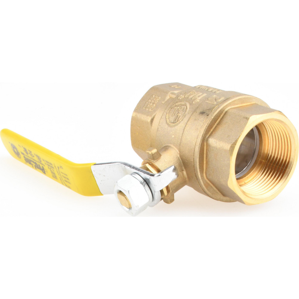 Value Collection Packing Gland Manual Ball Valve: 1-1/4" Pipe, Full Port - 107-826NL