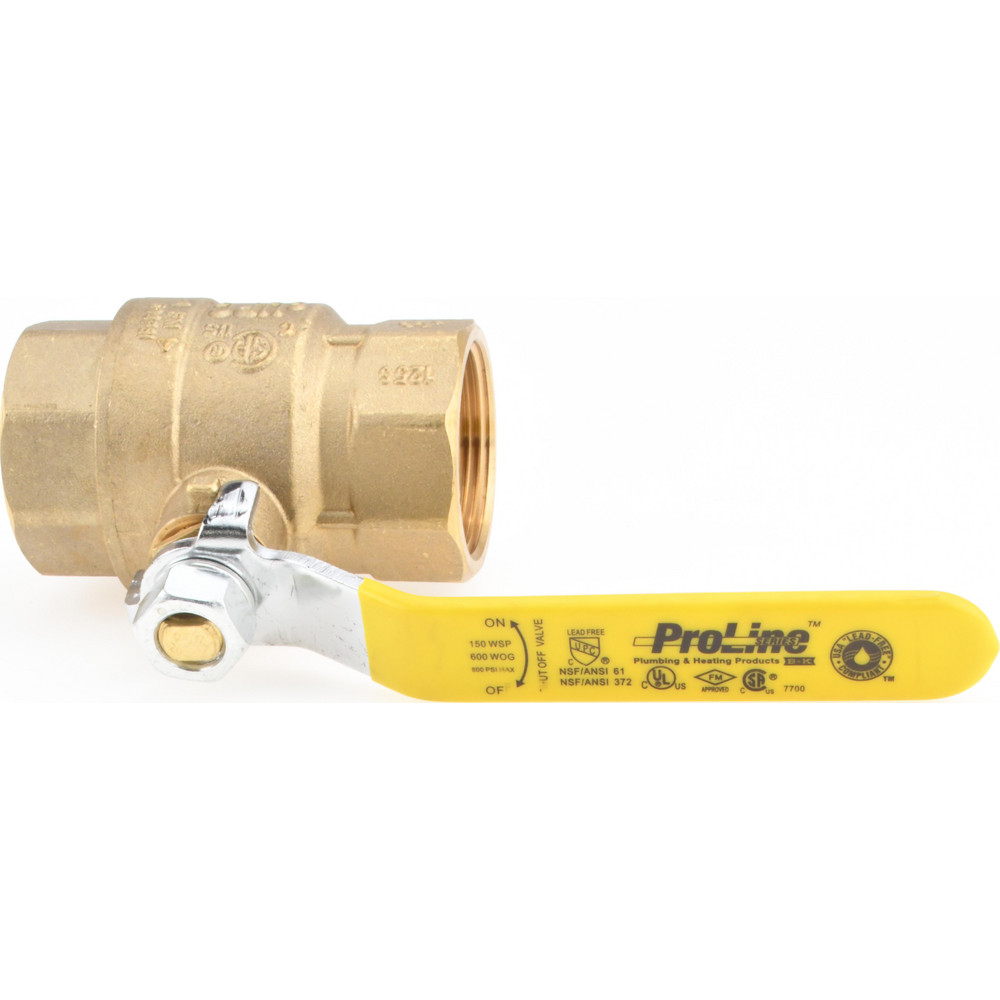 Value Collection Packing Gland Manual Ball Valve: 1-1/4" Pipe, Full Port - 107-826NL