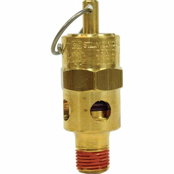 Plast-O-Matic Angle Relief Valve: 3" Inlet, 100 Max psi - RVTX300V-PV