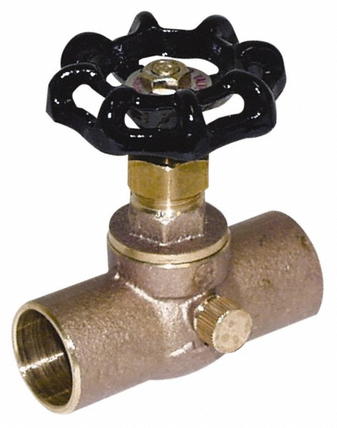 Legend Valve 3/4" Pipe, 125 psi WOG Rating, Lead Free Brass Stop & Waste Valve - 107-124NL