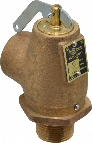 Conbraco ASME Low Pressure Steam Heating Relief Valve: 1" Inlet, 10 Max psi - 13-202-B10