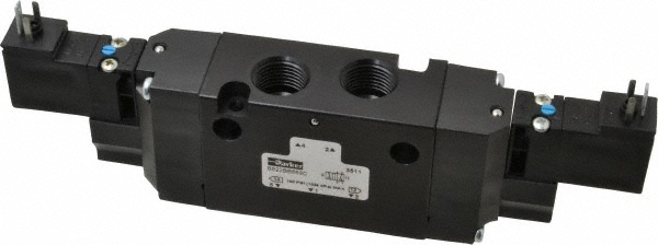 Parker Solenoid Valve: 2-Way, 1" Port, NPT - 16F24C2164A3F