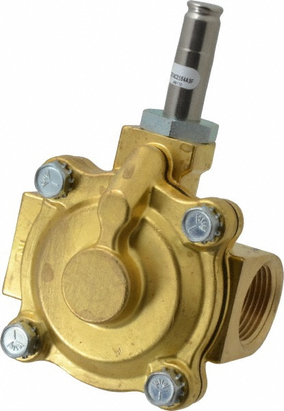 Parker Solenoid Valve: 2-Way, 1" Port, NPT - 16F24C2164A3F