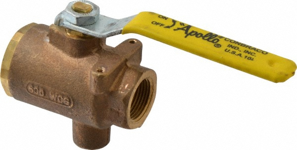 Apollo® Standard Manual Ball Valve: 3/4" Pipe, Full Port - 7K10401