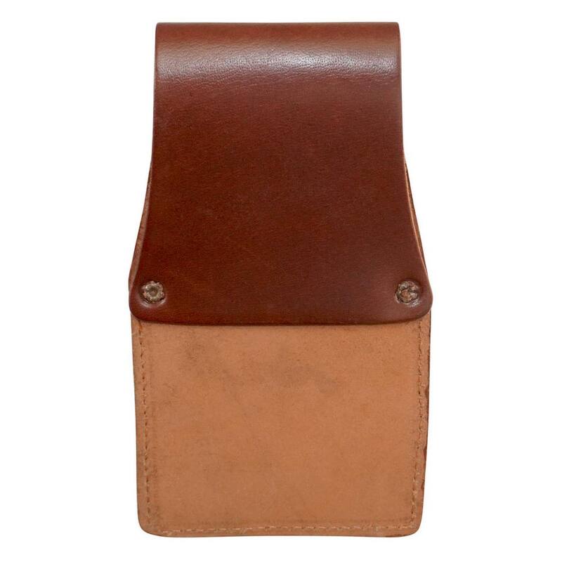 Graintex 2 in. Ambassador Series Top Grain Brown Leather Hammer Holder - AH2322