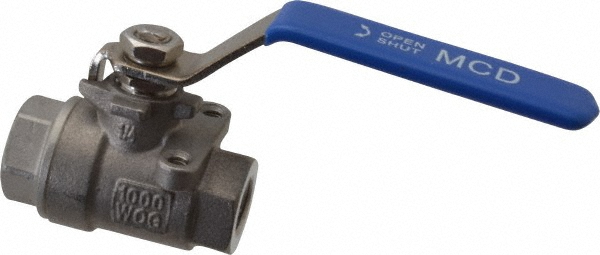 Midwest Control Standard Manual Ball Valve: 1/4" Pipe, Full Port - SV3P-25