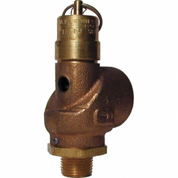Control Devices ASME Safety Relief Valve: 1/2" Inlet, 586 CFM, 150 Max psi - SCB5010-0A150