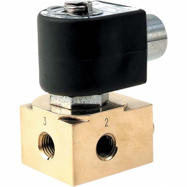 Parker Solenoid Valve: 3-Way, 3/8" Port - 06F38C1122AAF4C05