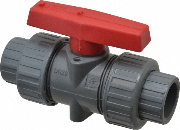 Asahi True Union Manual Ball Valve: 4" Pipe, Standard Port - 1610040