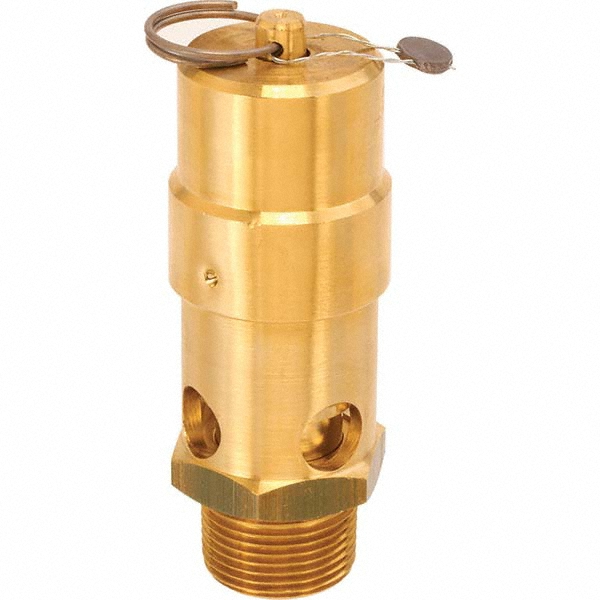 Control Devices ASME Safety Relief Valve: 1" Inlet, 673 CFM, 75 Max psi - SW10-0A075
