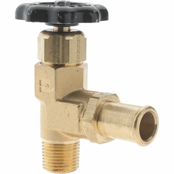 Parker MNPTF x Tube (NTA) End Connection Brass Truck Valve - V410NTA-8-8