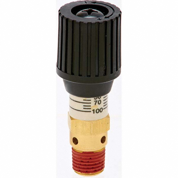Control Devices ASME Safety Relief Valve: 1/8" Inlet, 129 CFM, 150 Max psi - SA12-1A150