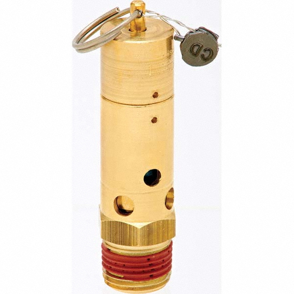 Control Devices ASME Safety Relief Valve: 1/8" Inlet, 129 CFM, 150 Max psi - SA12-1A150