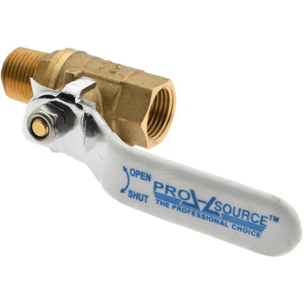 Value Collection 2-Way Manual Ball Valve: 3/8" Pipe, Full Port - TXSSN038