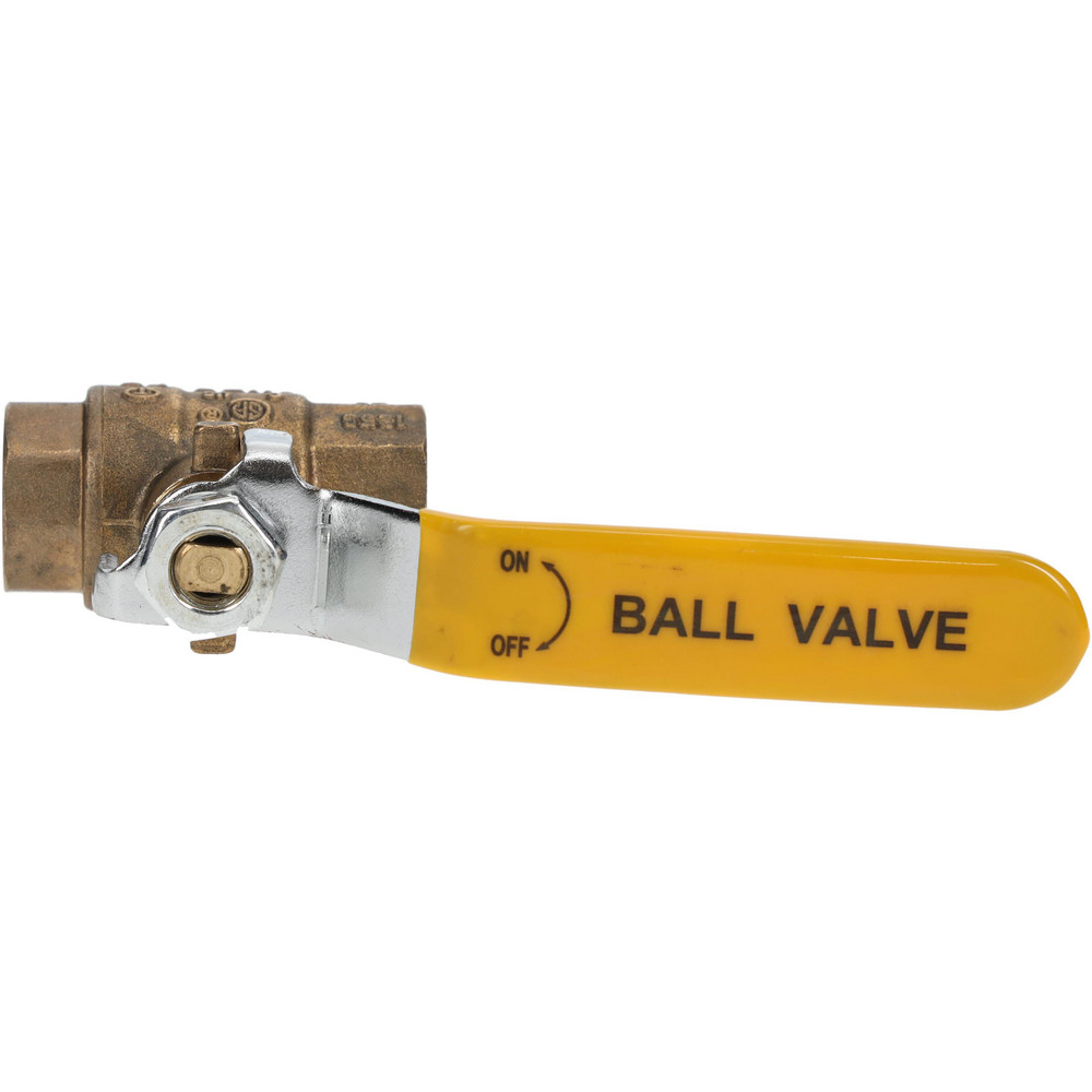 Value Collection 2-Way Manual Ball Valve: 3/8" Pipe, Full Port - TXSSN038