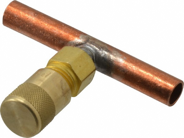 Parker 500 Max psi, 1/4 Tube OD, Bulkhead Solder Union Access Valve - AVUS3BH-4
