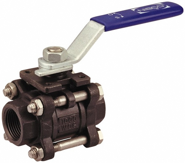 NIBCO Standard Manual Ball Valve: 2" Pipe, Full Port - NL99J5D