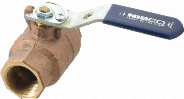 NIBCO Standard Manual Ball Valve: 1" Pipe, Full Port - NJ83I0A