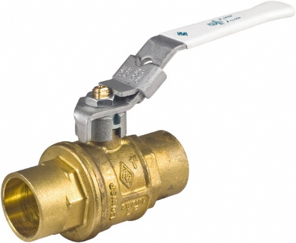 BONOMI Full Port Bi-Directional Manual Ball Valve: 1-1/2" Pipe, Full Port - 1715L LF-1-1/2
