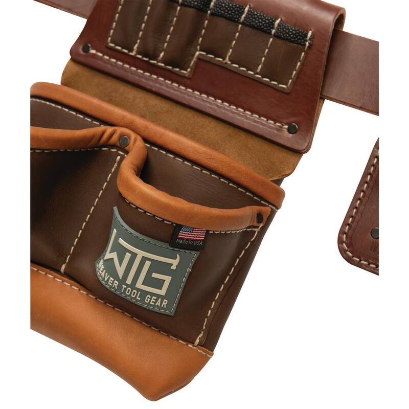 Weaver Tool Gear Trimmer Pro Brown Leather Waist Tool Belt - 85251-65-01