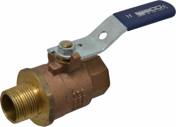 NIBCO Standard Manual Ball Valve: 1" Pipe, Full Port - NL95G0A